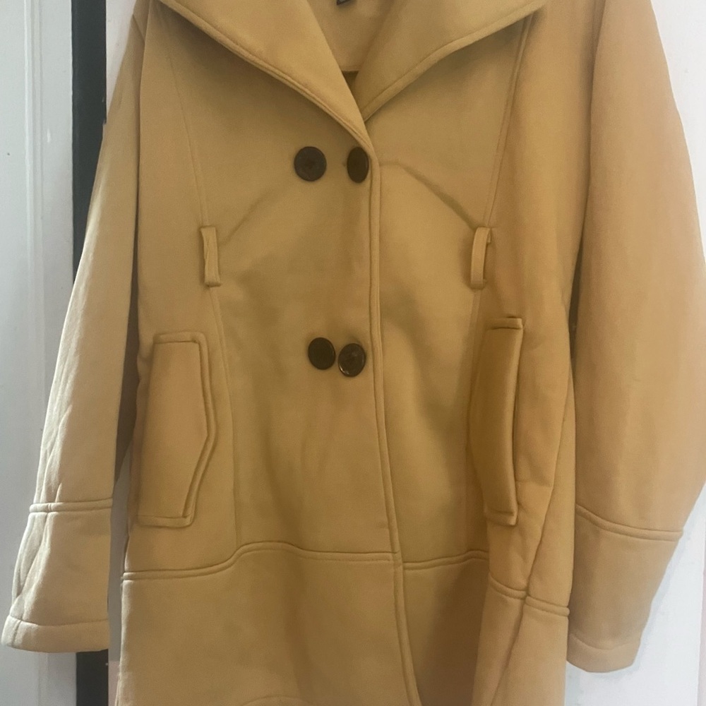 Big Chill Tan Pea Coat Timeless Design